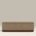 Oberon Storage Ottoman | Speckled Cappuccino Boucle & Walnut