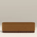 Oberon Storage Ottoman | Caramel Sustainable Mohair Velvet & Walnut