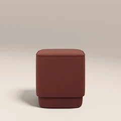 Soho Pouffe | Rust Red Sustainable Velvet