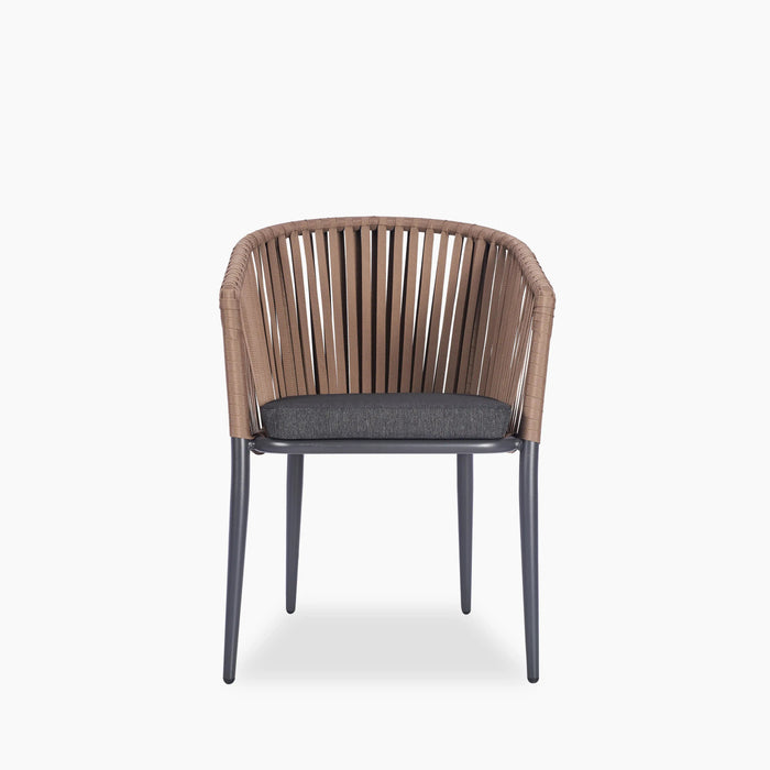 Sera Carver Dining Chair Grey