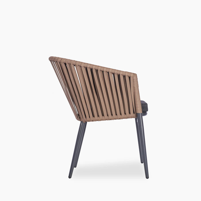 Sera Carver Dining Chair Grey