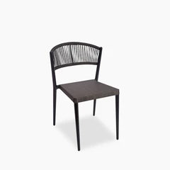 Lydia Dining Chair | Black & Bronze