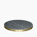 Phoenix Round Table Top | Black & Brass