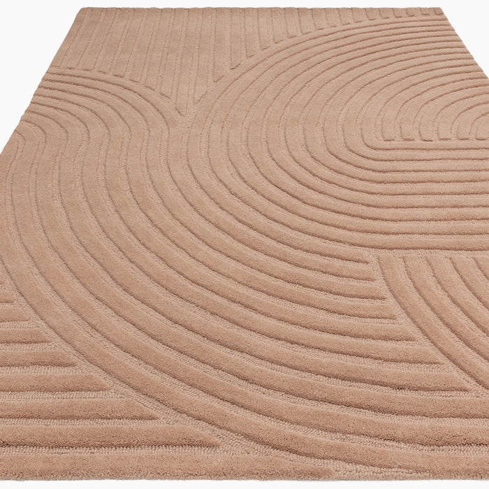 Lowen Hand Tufted Wool Rug Pink
