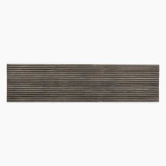 PLAANKED 3cm Flexible Ribbed Wall Panel | Smoked Black