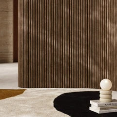 PLAANKED 3cm Flexible Ribbed Wall Panel | Walnut