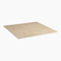 Delina Square Table Top | Natural Travertine Effect Sintered Stone