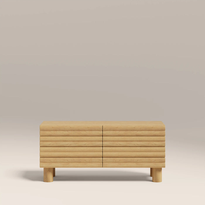 Raphael 2 Door Wooden TV Stand Oak