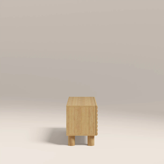 Raphael 2 Door Wooden TV Stand Oak