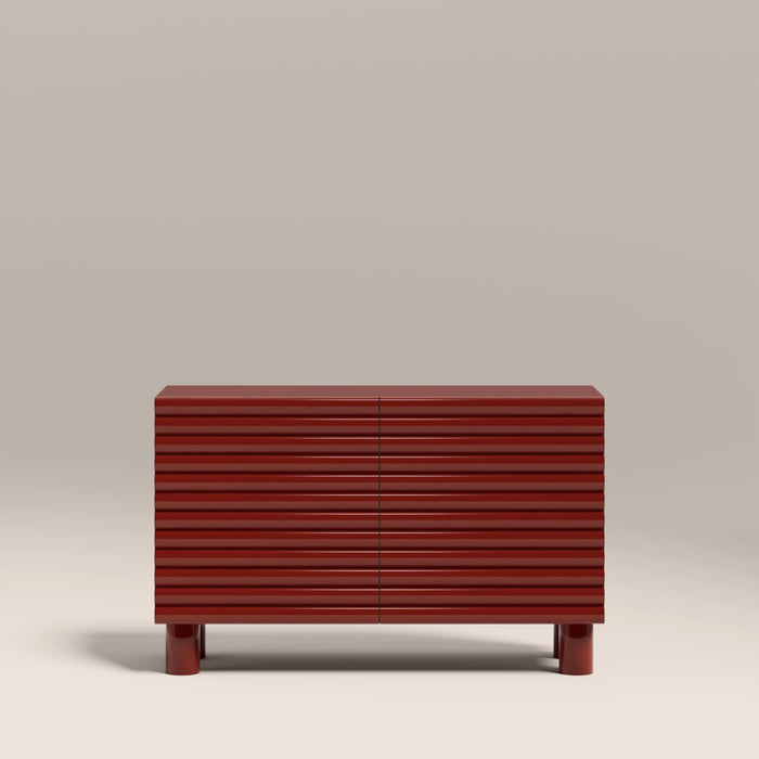 Raphael 2 Door Sideboard High Gloss Burgundy