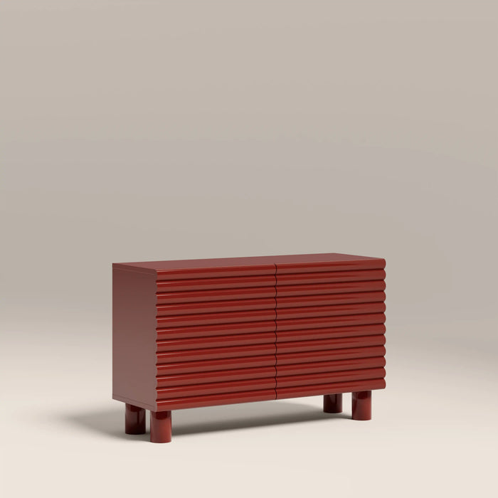 Raphael 2 Door Sideboard High Gloss Burgundy
