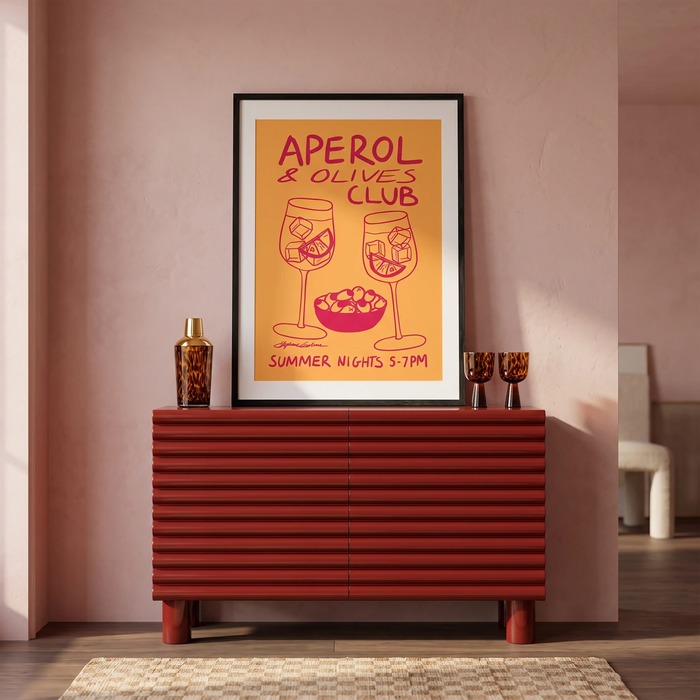 Raphael 2 Door Sideboard High Gloss Burgundy