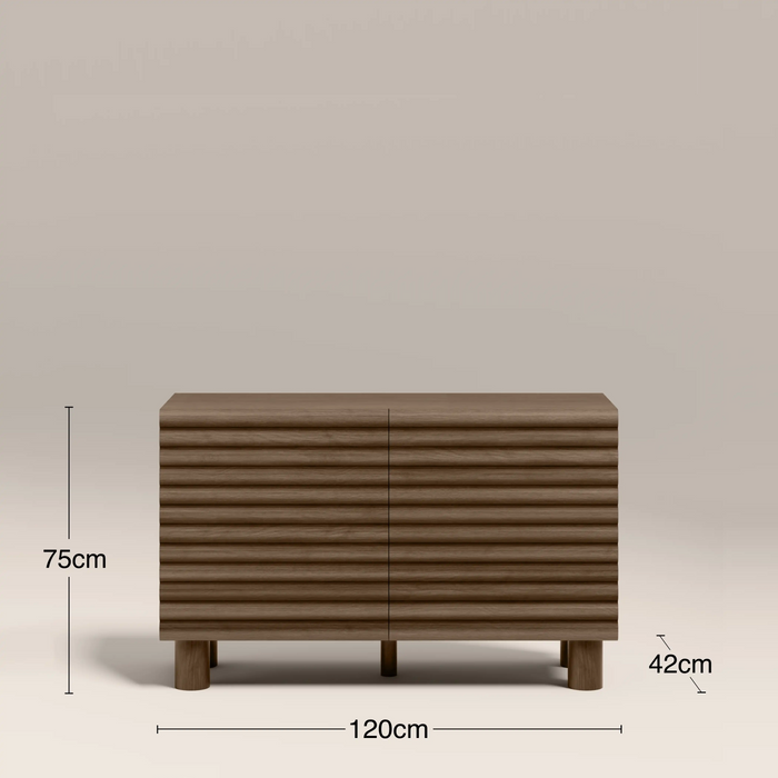 Raphael 2 Door Wooden Sideboard Walnut