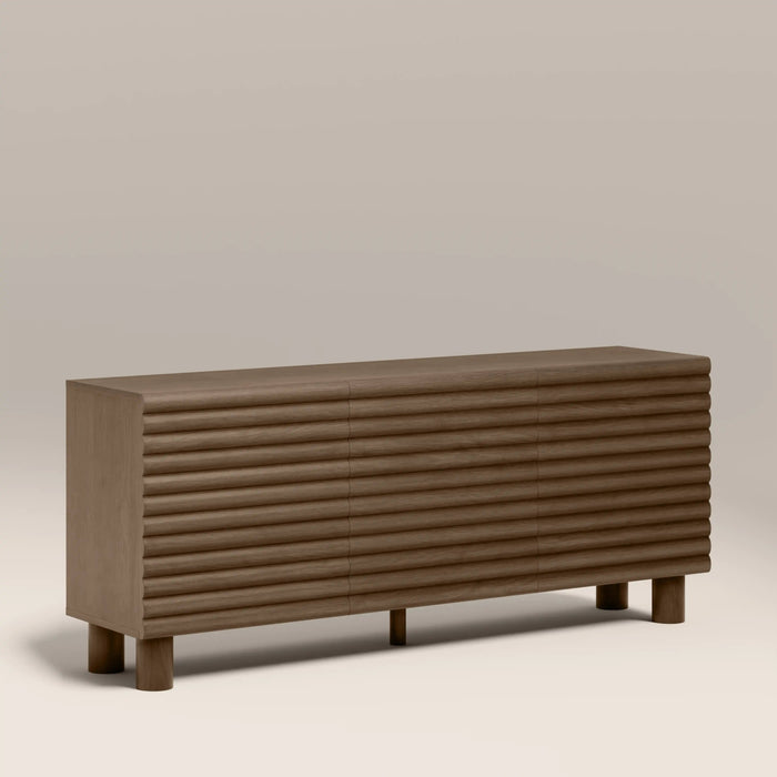 Raphael 3 Door Wooden Sideboard Walnut