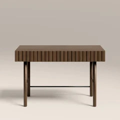 Raphael 2 Drawer Wooden Desk | Walnut