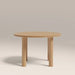 Raphael 4 Seat Round Dining Table | High Gloss Taupe