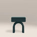 Kudo 1 Drawer Rectangle Bedside Table | High Gloss Emerald Green