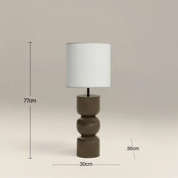 Bella Table Lamp High Gloss Clay Green