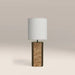 Luna Table Lamp | Cappuccino Marble & High Gloss Clay Green