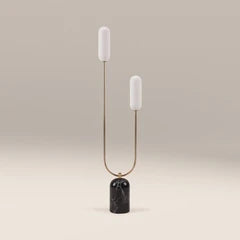 houseof Floor Lamp | Olive Green Marble