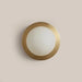 houseof Opal Disk Wall Light | Opal Glass & Brass