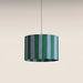 houseof Stripe Printed Shade | Blue & Green
