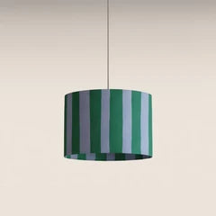 houseof Stripe Printed Shade | Blue & Green