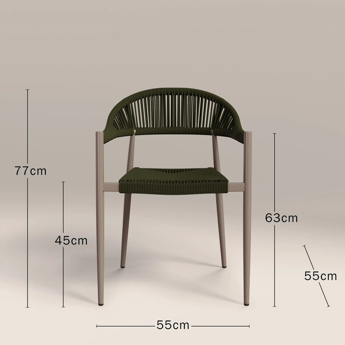 Seren Stackable Garden Dining Chair