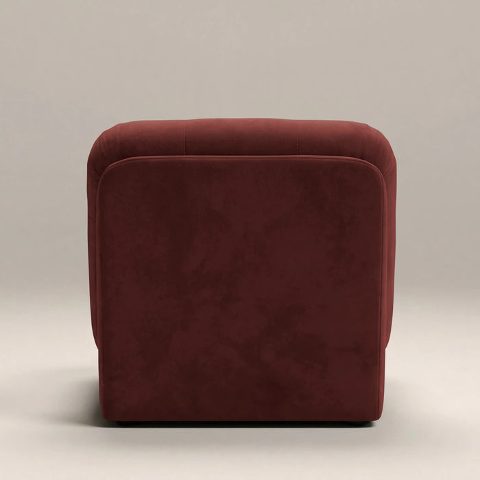 Lorena Armchair Rust Red Sustainable Velvet