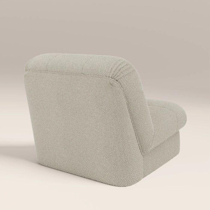Lorena Armchair Speckled Stone Sustainable Boucle