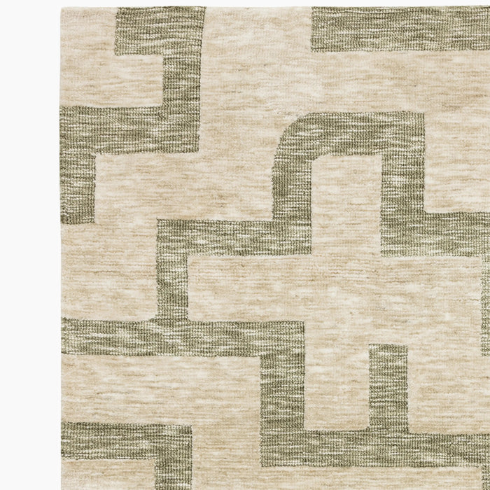 Jarret Rug Green & Cream