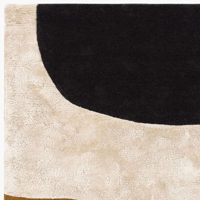 Eithan Hand Tufted Wool Rug Ochre