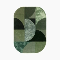 Robyn Oval Hand Tufted Wool Rug | Forest