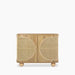 Una 2 Door Wooden Sideboard | Oak & Natural Cane