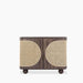 Una 2 Door Wooden Sideboard | Walnut & Natural Cane
