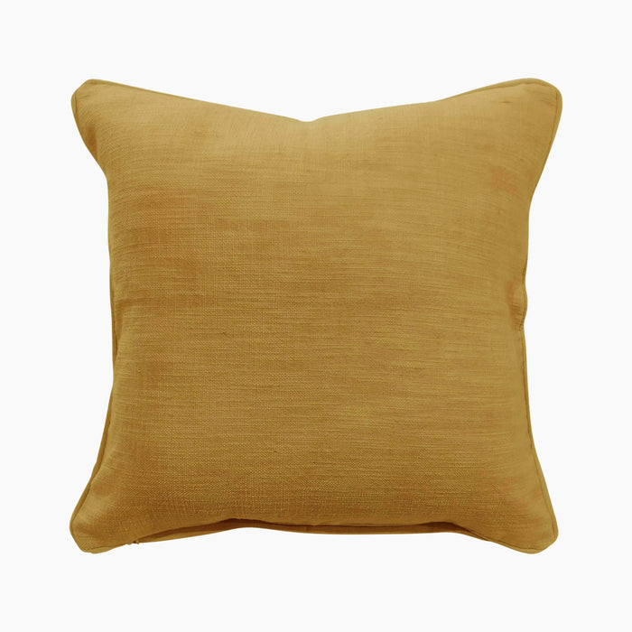 Auckland Square Cushion Mustard Yellow