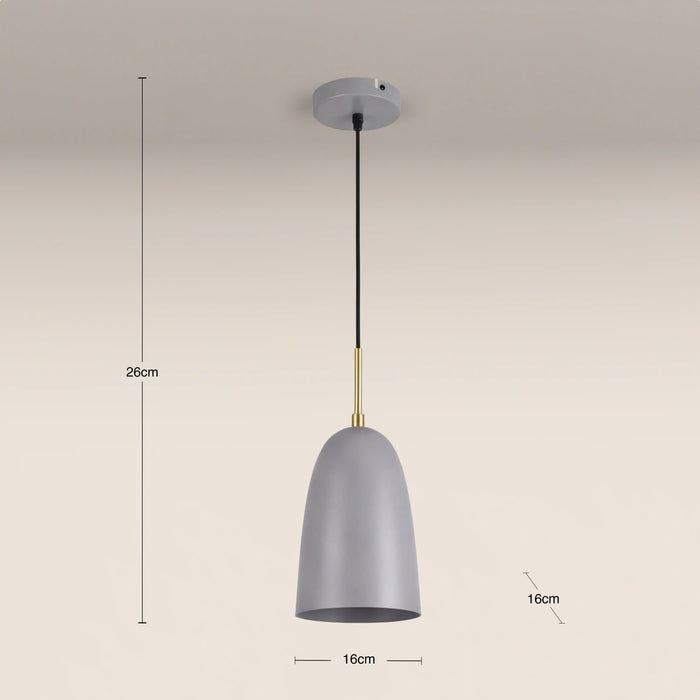 Ebbe Pendant Light | Cool Grey