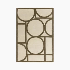 Orson Hand Tufted Wool Rug | Khaki Green
