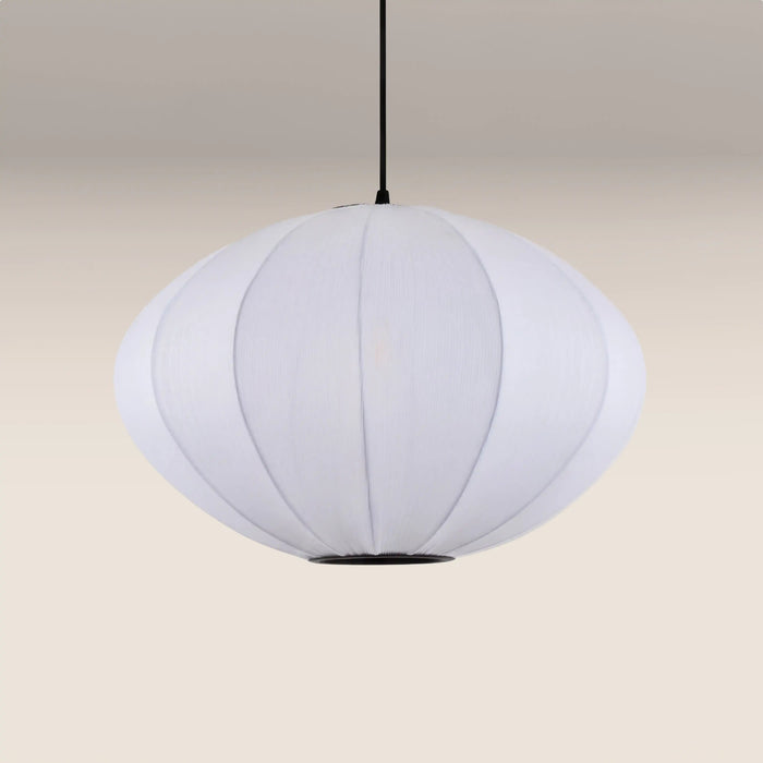 Everett Saucer Bubble Pendant Light White