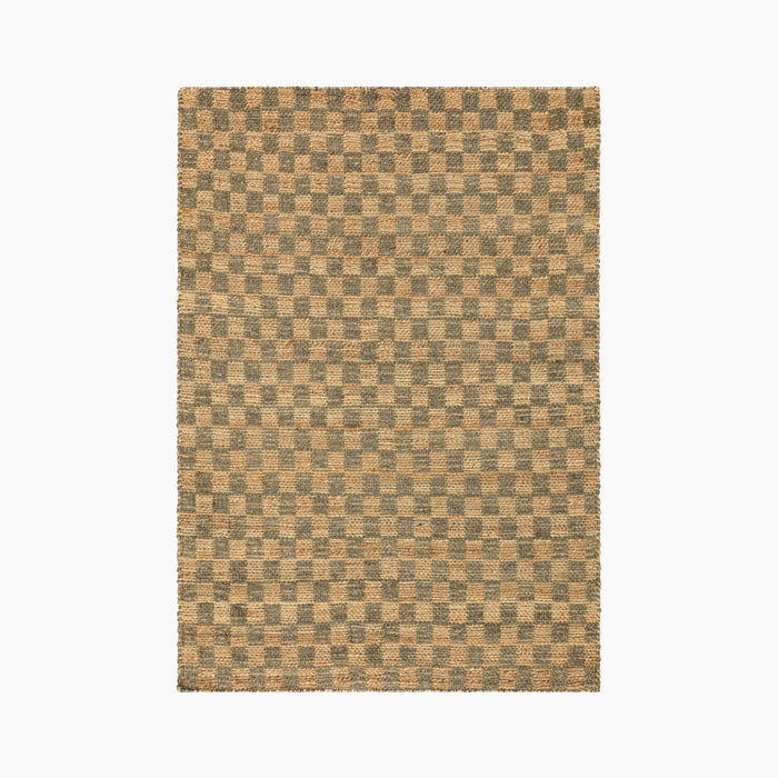 Naturi Handwoven Jute Rug Olive Green