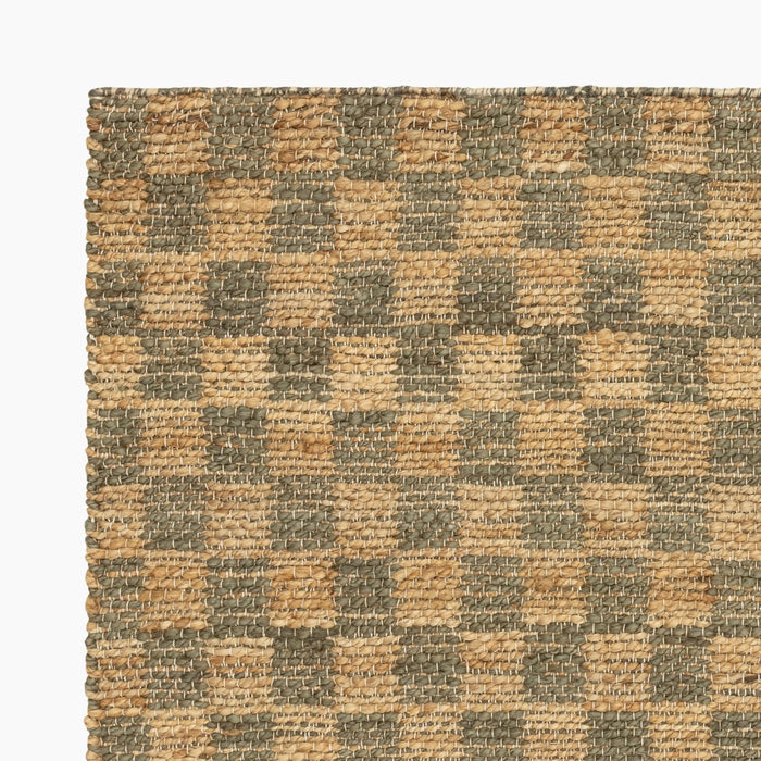 Naturi Handwoven Jute Rug Olive Green