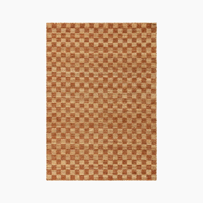 Naturi Handwoven Jute Rug Rust