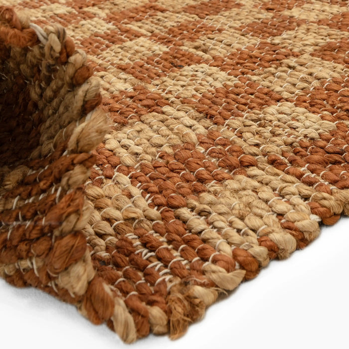 Naturi Handwoven Jute Rug Rust