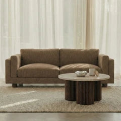 Halton 3 Seater Sofa | Speckled Cappuccino Boucle