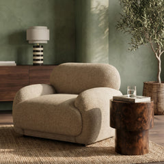 Cloud Armchair | Speckled Latte Boucle
