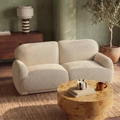 Cloud 2 Seater Sofa | Speckled Stone Sustainable Boucle
