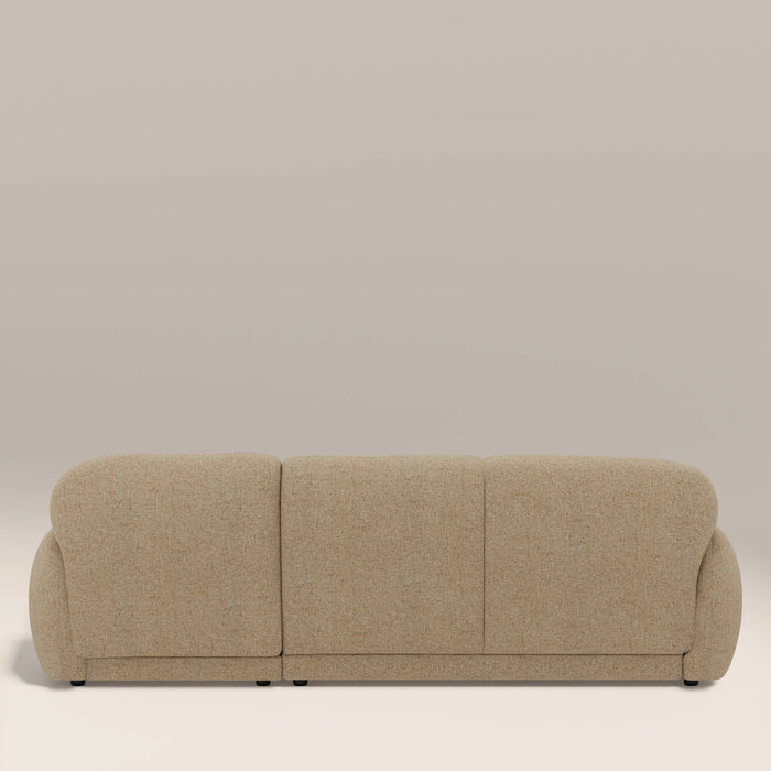 Cloud Right Hand 3 Seater Chaise Sofa Speckled Latte Boucle