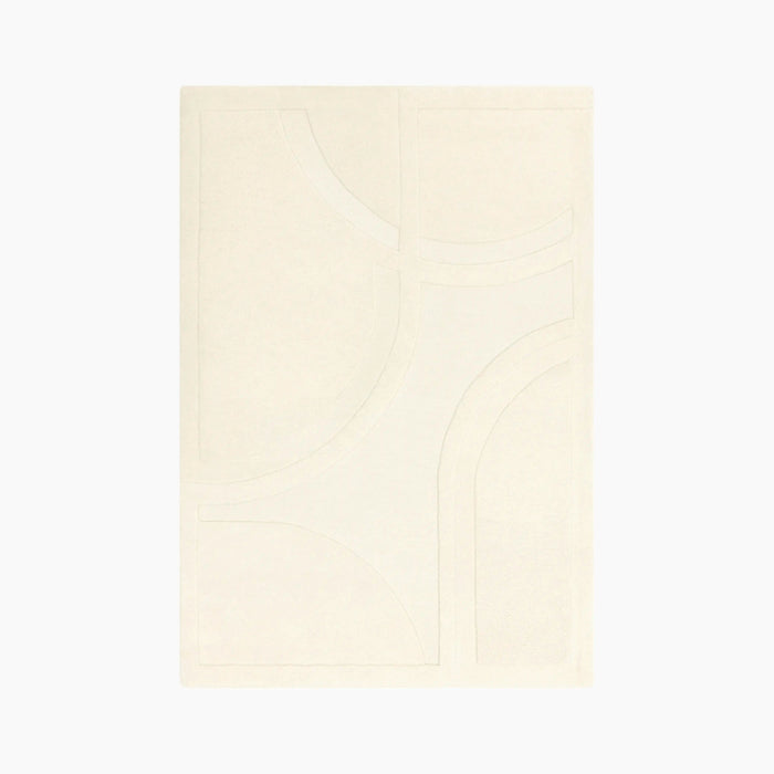 Cobble Hand Tufted Wool Rug Cream