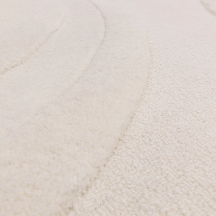 Cobble Hand Tufted Wool Rug Cream