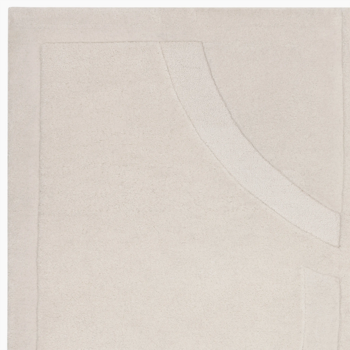 Cobble Hand Tufted Wool Rug Cream